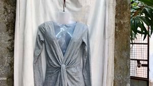 111511. Stylish Grey Maxi Dress