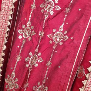 BANARAS SUIT WITH 😍 STONE WORK &amp; DUPATTA