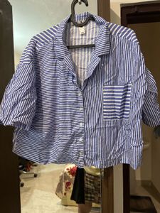 Striped Blue & White Shirt