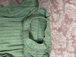 Sage Green Ribbed Top