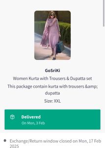 Kurta Pent Dupatta Lavender🫰