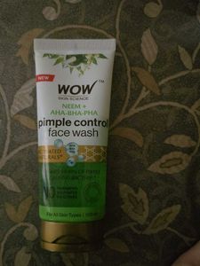 WOW Pimple Control Face Wash
