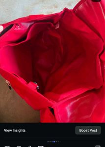 Aesthetic red bag