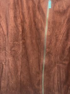 Brown Suede Moto Jacket