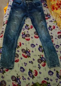 Acid Wash Denim Jeans