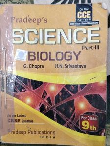 CBSE Class 9 Biology Pradeeps SCIENCE book