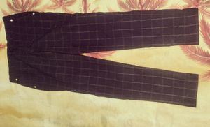 Black Check Pant