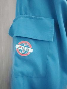 Blue Cargo Sweatpants😍
