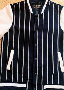 Striped Varsity Jacket
