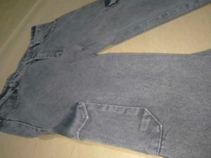 Grey Cargo Denim Jeans
