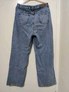 Wide Leg Denim Jeans