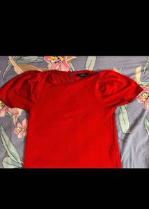 FOREVER 21 RED SEXY TOP