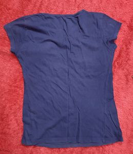 Honey By Pantaloons Navy Blue T-shirt
