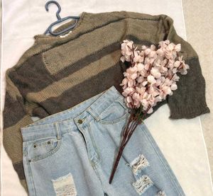 🎁Buy1 Get1 Free Striped Knit Sweater ()