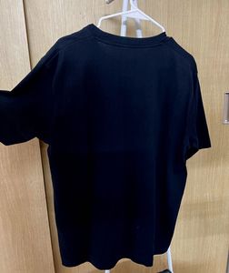 J.W. Anderson x Uniqlo Black T-Shirt with Blue Flo