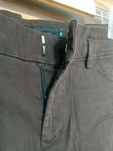Dark Brown Slim Fit Chinos