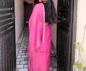 Elegant Pink Saree