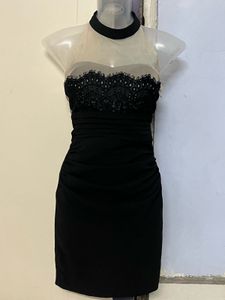 Pintrest Korean Padded High Neck Designer One Piec