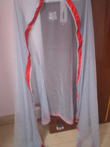 Red & grey Dupatta
