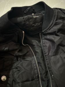 imported Black Bomber Jacket