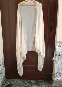 Cream Embroidered Festive Suit Set