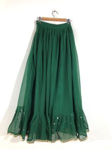 Dark Green Lehenga Choli Set (Women’s)