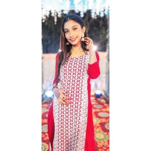 Rose Pink Kurta With Mirrors💖