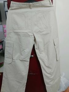 Beige Cargo Pants