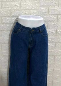 Wide Leg Denim Jeans