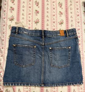 Denim Mini Skirt