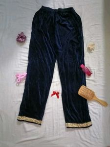 Elegant Velvet Kurta Set 💙 Handmade