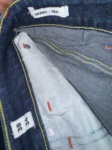 Dark Blue Denim Jeans