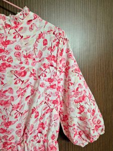URBANIC Pink Floral Dress | 36 To 40