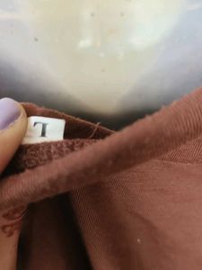 Brown Floral Print T-Shirt for women