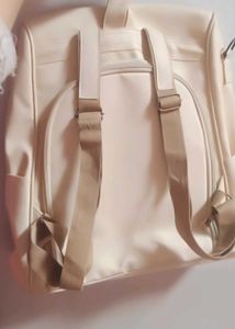 Stylish White Backpack
