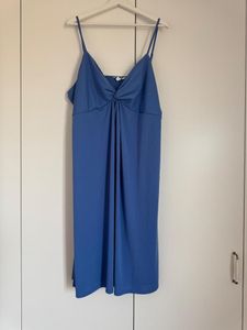 H&amp;M Blue Twist Detail Dress