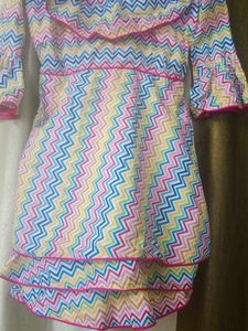 Cute Patterned winterwear Dress