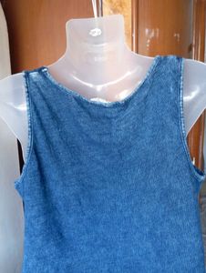 Denim Sleeveless Dress