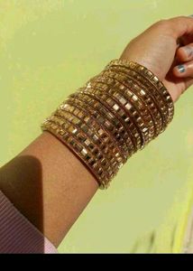 Golden Bangles New on Sale 😱 50%off