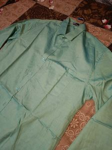 Cotton Green Shirt