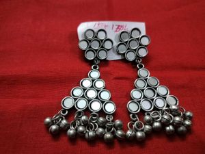 Mirror Dangling Earrings