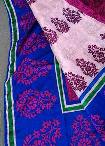 Fancy Pink Saree 💗