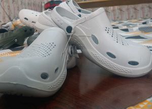 Grey Unisex Clogs - Size 8