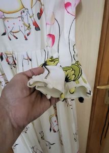 Unique Cow Print Dress Never Used