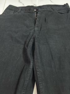 Women Black Wide-Leg Jeans