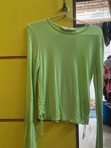 h&m body fit long sleeve top