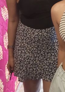 Floral Mini Skirt