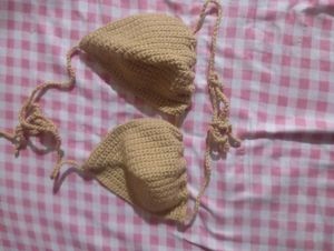pack of two crochet bikini top