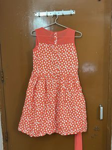 Cute Heart Print Dress