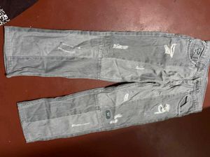 Distressed Denim Jeans